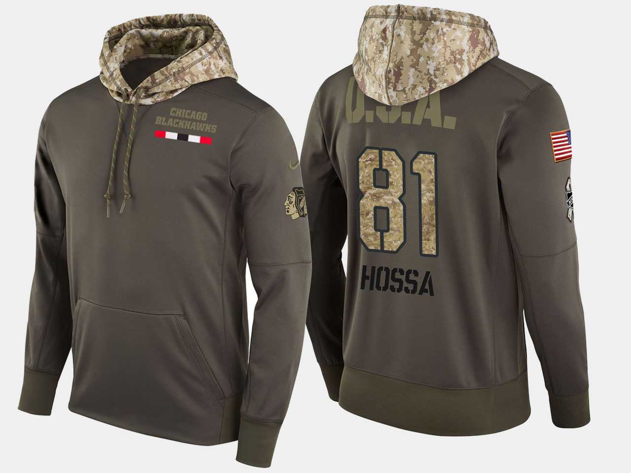 Nike Blackhawks 81 Marian Hossa Olive Salute To Service Pullover Hoodie,We sell and wholesale Nike Blackhawks 81 Marian Hossa Olive Salute To Service Pullover Hoodie on line form chian!